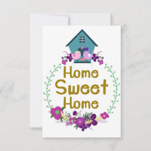 Home Decor Home Sweet Homes Thank You Card