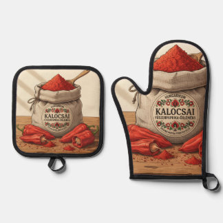 Home Decor, Küchenhelfer, Topflappen und Handschuh Oven Mitt & Pot Holder Set