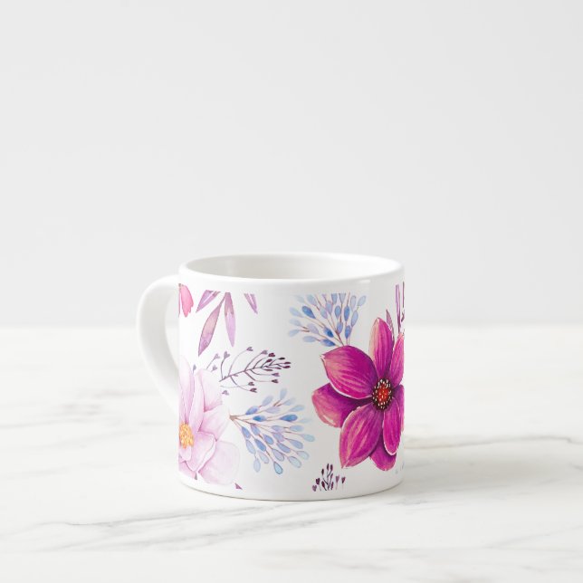 Home Decor, Office Accessory, Birthday Gift, Chris Espresso Cup (Front Left)