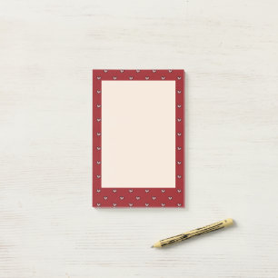 Home Decoration Fun Stylist Sweet Heart pattern  Post-it Notes