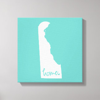 Home Delaware Custom Colour Canvas Print