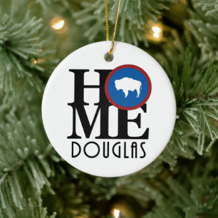 HOME Douglas Wyoming Ceramic Tree Decoration