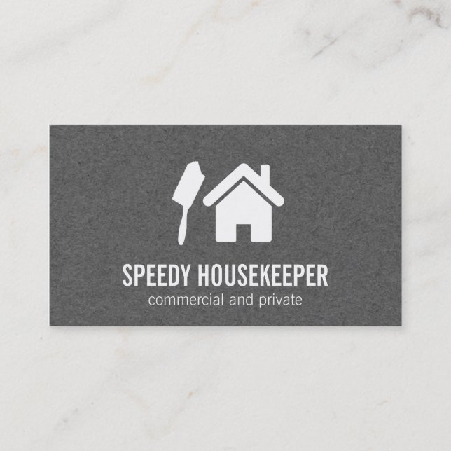 Home | Duster (texture) Business Card (Front)