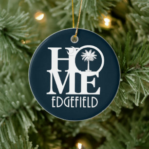HOME Edgefield, South Carolina Ceramic Tree Decoration