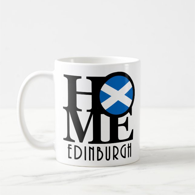 HOME Edinburgh Scotland 11oz Coffee Mug (Left)