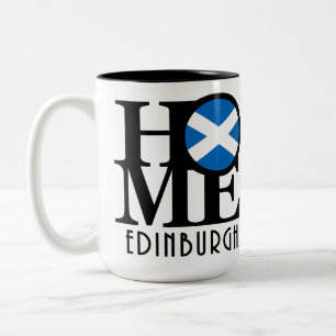 HOME Edinburgh Scotland 15oz Two-Tone Coffee Mug