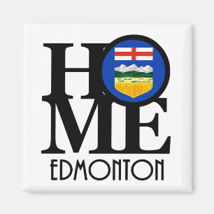HOME Edmonton Alberta Magnet