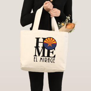 HOME El Mirage Arizona Large Tote Bag