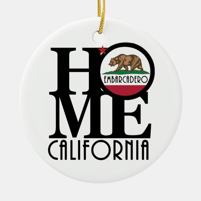 HOME Embarcadero Ceramic Tree Decoration (Front)