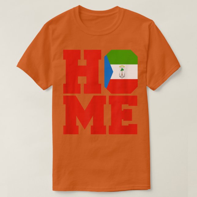 HOME  Equatorial Guinea  T-Shirt (Design Front)