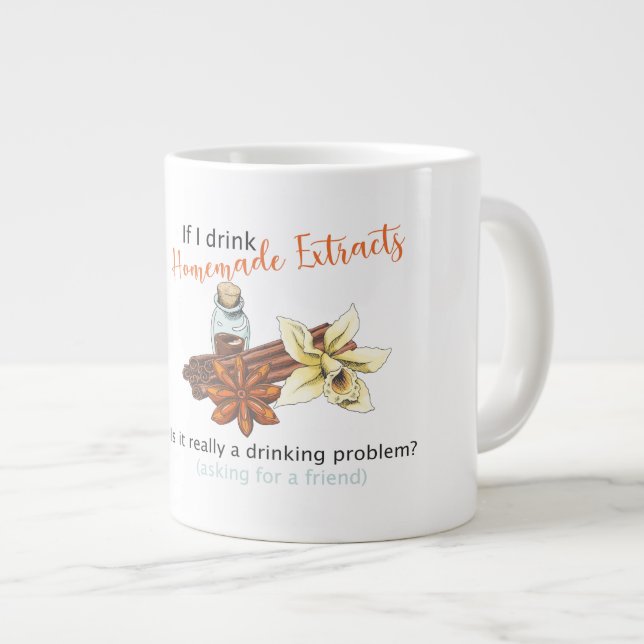 Home extracts mug, Funny mug for baker (Front Right)