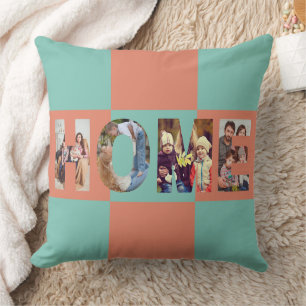 Home Family Photos - Custom Text Cushion
