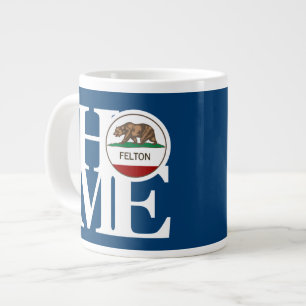 HOME Felton 20oz Blue Large Coffee Mug