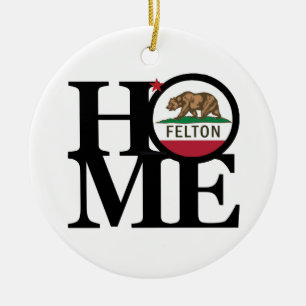HOME Felton CA Ceramic Tree Decoration