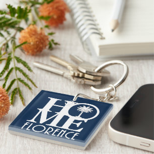 HOME Florence South Carolina Key Ring