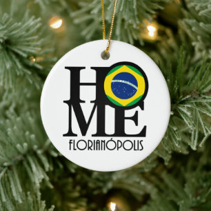 HOME Florianópolis Ceramic Tree Decoration