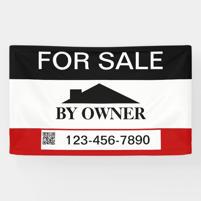 Home For Sale By House Owner Banner (Horizontal)
