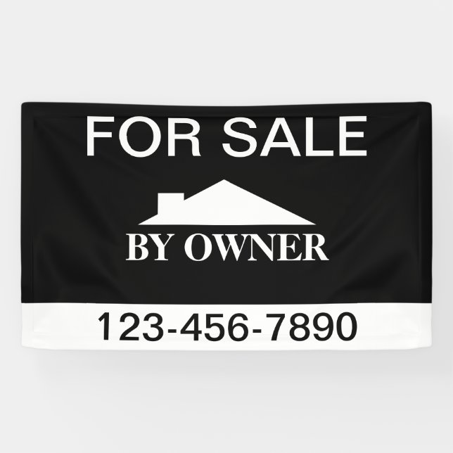 Home For Sale By House Owner Banner (Horizontal)