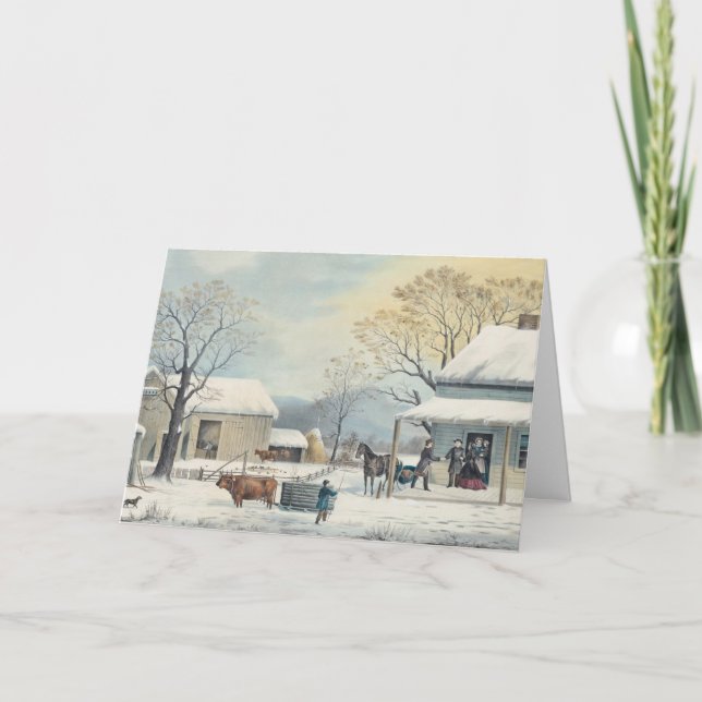 "Home for Thanksgiving"  Holiday Card (Front)