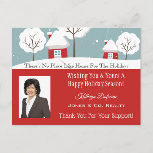 Home For The Holidays Business Postcard
