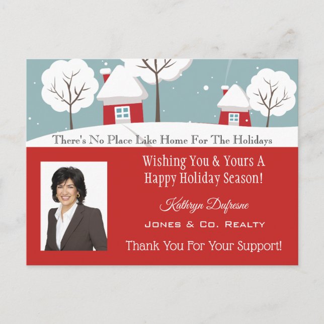 Home For The Holidays Business Postcard (Front)