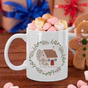 Home for the Holidays Christmas Coffee Mug