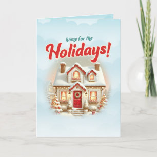 Home for the Holidays Christmas Holiday Card