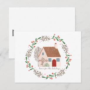 Home For The Holidays Christmas  Holiday Card
