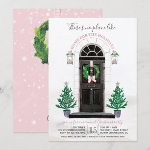 Home for the Holidays Christmas Party Invitation