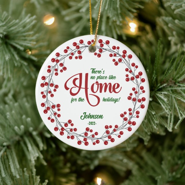 Home for the Holidays Company Logo Ceramic Tree Decoration (Tree)