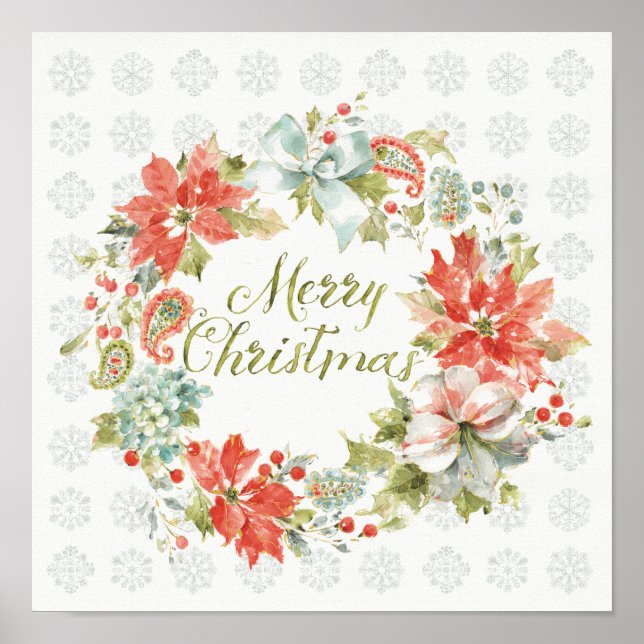 Home for the Holidays Merry Christmas Poster (Front)