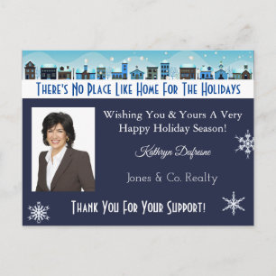 Home For The Holidays Personalised Postcard