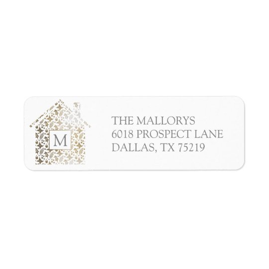 Home for the Holidays Return Address Label