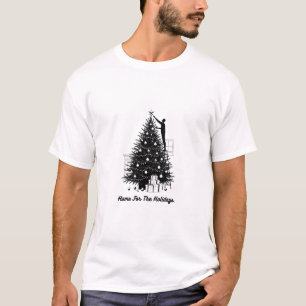 Home For The Holidays T-Shirt   Minimalist Christm