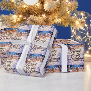 'Home for the Holidays' Wrapping Paper