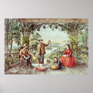 Home from the Brook, The Lucky Fishermen Poster