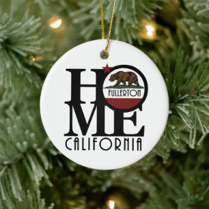 HOME Fullerton California Ceramic Tree Decoration