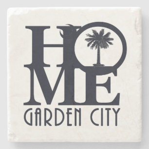 HOME Garden City SC Stone Coaster