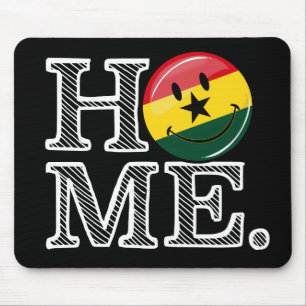 Home Ghana Smiling Flag Housewarming Mouse Mat