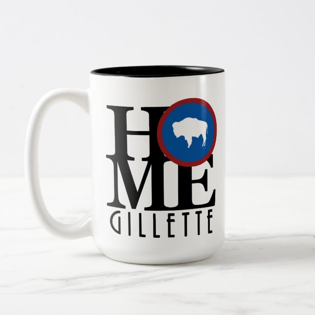 HOME Gillette WY 15oz Two-Tone Coffee Mug (Left)