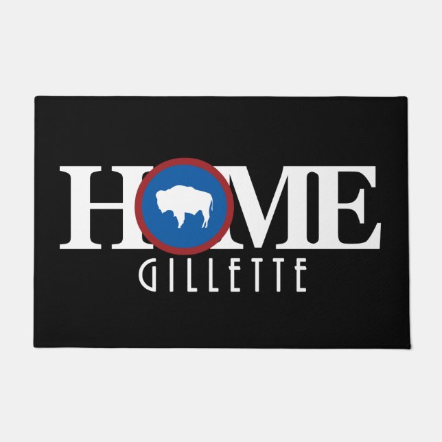 HOME Gillette Wyoming Doormat (Front)
