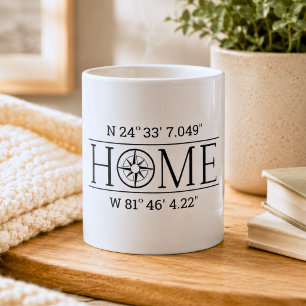 Home GPS Coordinates Coffee Mug
