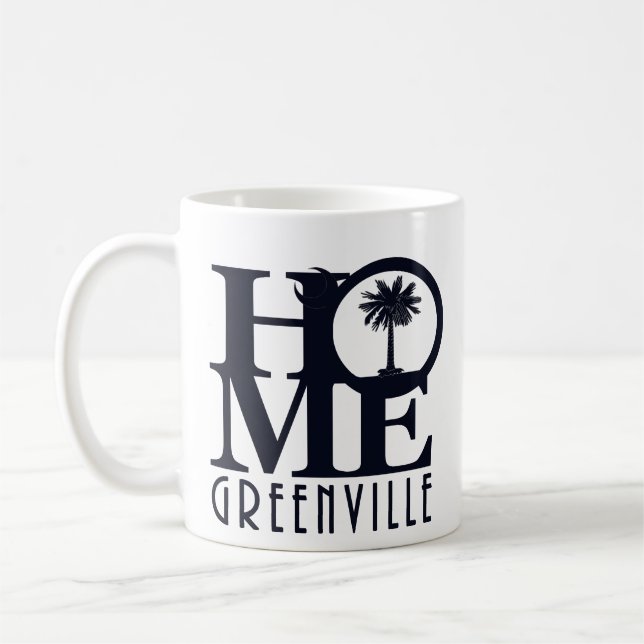 HOME Greenville SC 11oz Coffee Mug (Left)