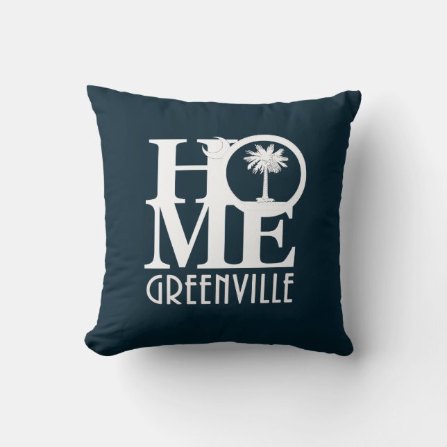 HOME Greenville South Carolina Cushion (Front)