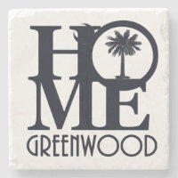 HOME Greenwood South Carolina Stone Coaster