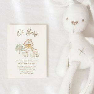 Home Grown Cutie Baby Shower Invitation