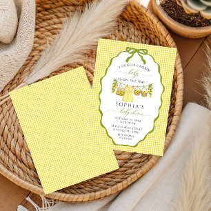 Home Grown Gender Neutral Baby Shower Invitation