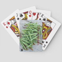 Home Grown Green Beans Classic Playing Cards