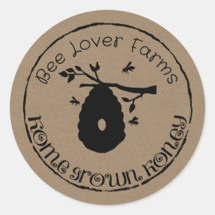 Home Grown Honey Labels You Personalise