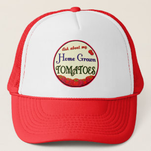 Home Grown Tomatoes Gardener Hat
